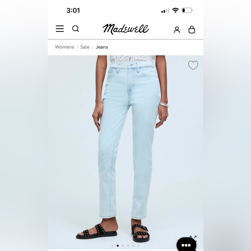 Madewell The perfect vintage Jean sz 24